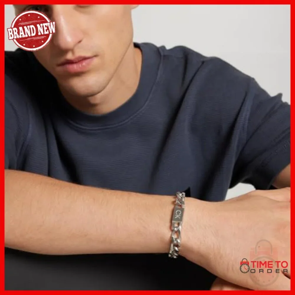 Stainless Steel Chain Bracelet with Lobster Clasp, One Size